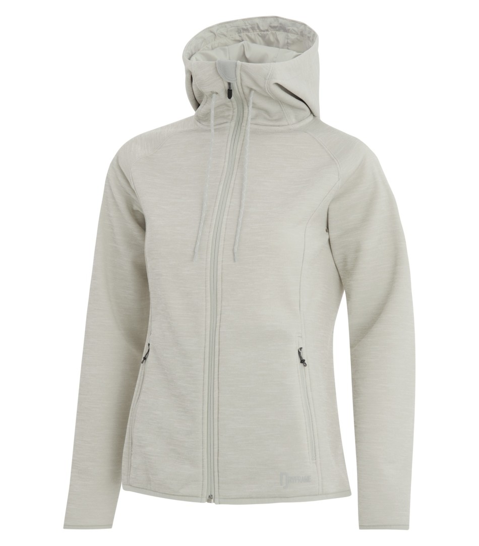 DRYFRAME® DRY TECH FLEECE FULL ZIP HOODED LADIES’ JACKET. – blankt.ca